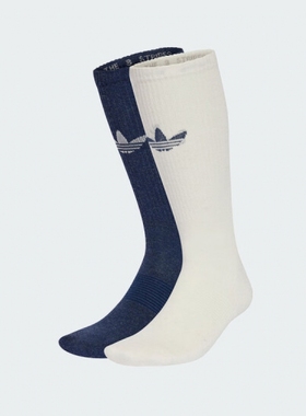 Adidas三叶草男女袜 运动休闲百搭袜子 IX7613 JJ1837 HC3454