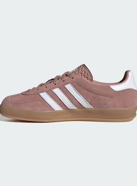 adidas三叶草女鞋 GAZELLE INDOOR复古休闲板鞋JS1397 JS1396
