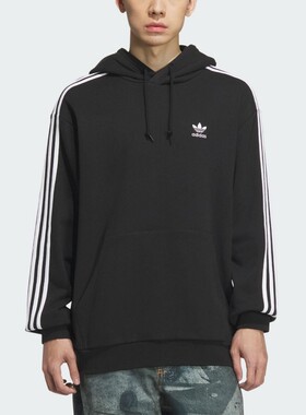 adidas三叶草男装 潮流时尚休闲连帽卫衣KD1860 KD1861 IR9472