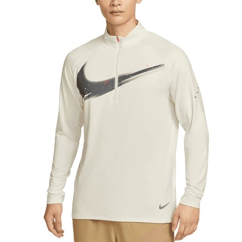 NIKE耐克男装 运动休闲舒适百搭立领长袖T恤IM9357-133