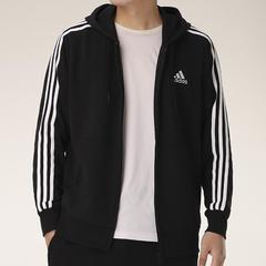 Adidas阿迪达斯男装 简约百搭舒适透气休闲运动连帽外套GK9032