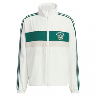 JP1418 JW0109 透气运动休闲立领夹克外套 adidas三叶草男女装