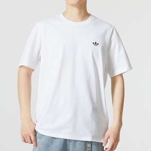 Adidas三叶草男装 运动休闲圆领短袖T恤 HM9369 IK8682 JF2853