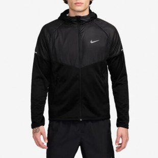 NIKE耐克男装 跑步健身训练户外时尚休闲连帽夹克外套 FZ1112-010