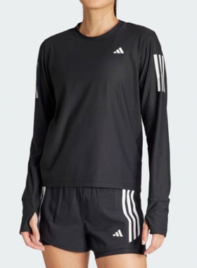 adidas/阿迪达斯女新款跑步健身训练运动休闲长袖上衣T恤IN1568