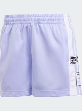 Adidas/阿迪达斯三叶草女士复古侧开排扣运动短裤 IP0718 IP07189