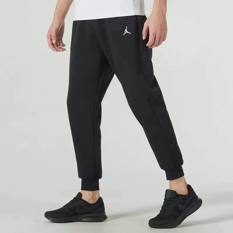 NIKE耐克JORDAN男子加绒保暖篮球宽松运动休闲收口长裤FJ7780-010