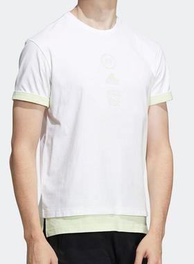 Adidas阿迪达斯男装 运动休闲圆领短袖T恤 HE9921 JZ3255 JZ3256