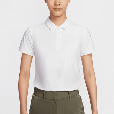 Nike耐克女装 经典时尚潮流百搭运动休闲翻领短袖T恤 FQ1575-100