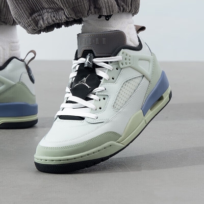 耐克款灰绿复古篮球鞋