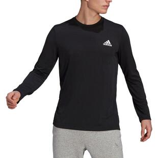 adidas阿迪达斯男装 跑步健身运动训练圆领长袖T恤GT5563