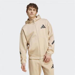 adidas阿迪男装 百搭运动休闲健身训练连帽夹克外套JF2445 时尚