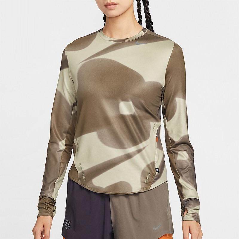 断码清仓/Nike耐克 女子时尚复古休闲圆领长袖T恤IO0493-253