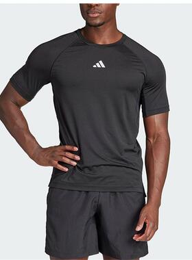 adidas阿迪男装 经典舒适透气运动训练圆领短袖T恤IP2310