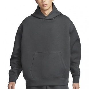 NIKE耐克男鞋 纯色简约百搭运动休闲连帽卫衣套衫FZ0745-060