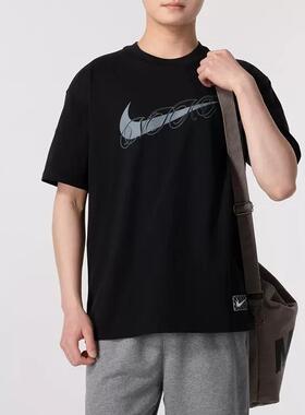 NIKE耐克夏季男子TEE M90运动训练透气休闲短袖T恤FV8399-010-133