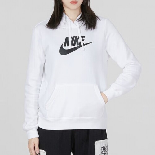 耐克女运动休闲连帽套头卫衣