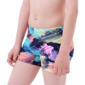 游泳运动休闲训练平角泳裤 reebok 锐步男童 42R10511B901