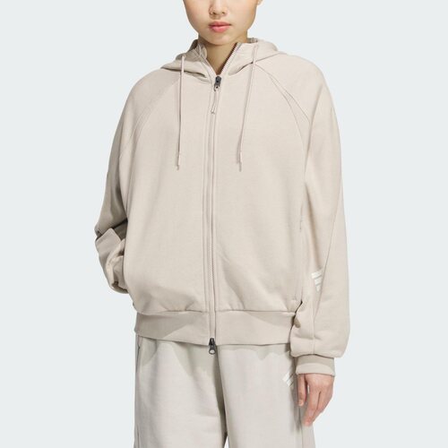 阿迪达斯女装运动休闲连帽外套