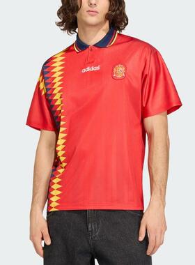 adidas阿迪 男子舒适透气休闲足球运动翻领短袖T恤JN3707 KA6871