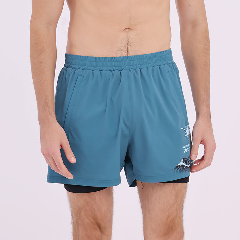 reebok/锐步男裤 训练比赛轻便百搭休闲游泳泳裤 42R10507M