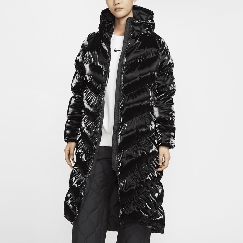 耐克女装潮流时尚长款棉衣