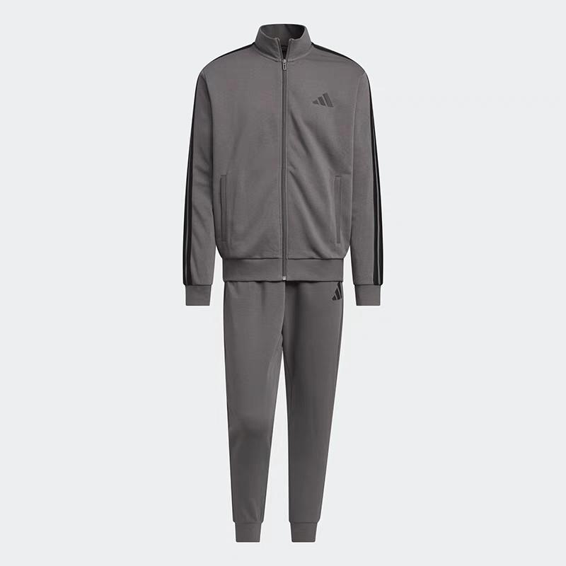 Adidas阿迪达斯男女装 时尚潮流简约运动休闲长袖套装 JZ0102