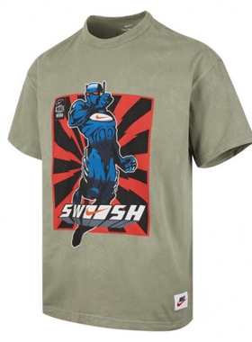 nike耐克男装 经典复古潮流运动休闲圆领短袖T恤 HJ3673-320