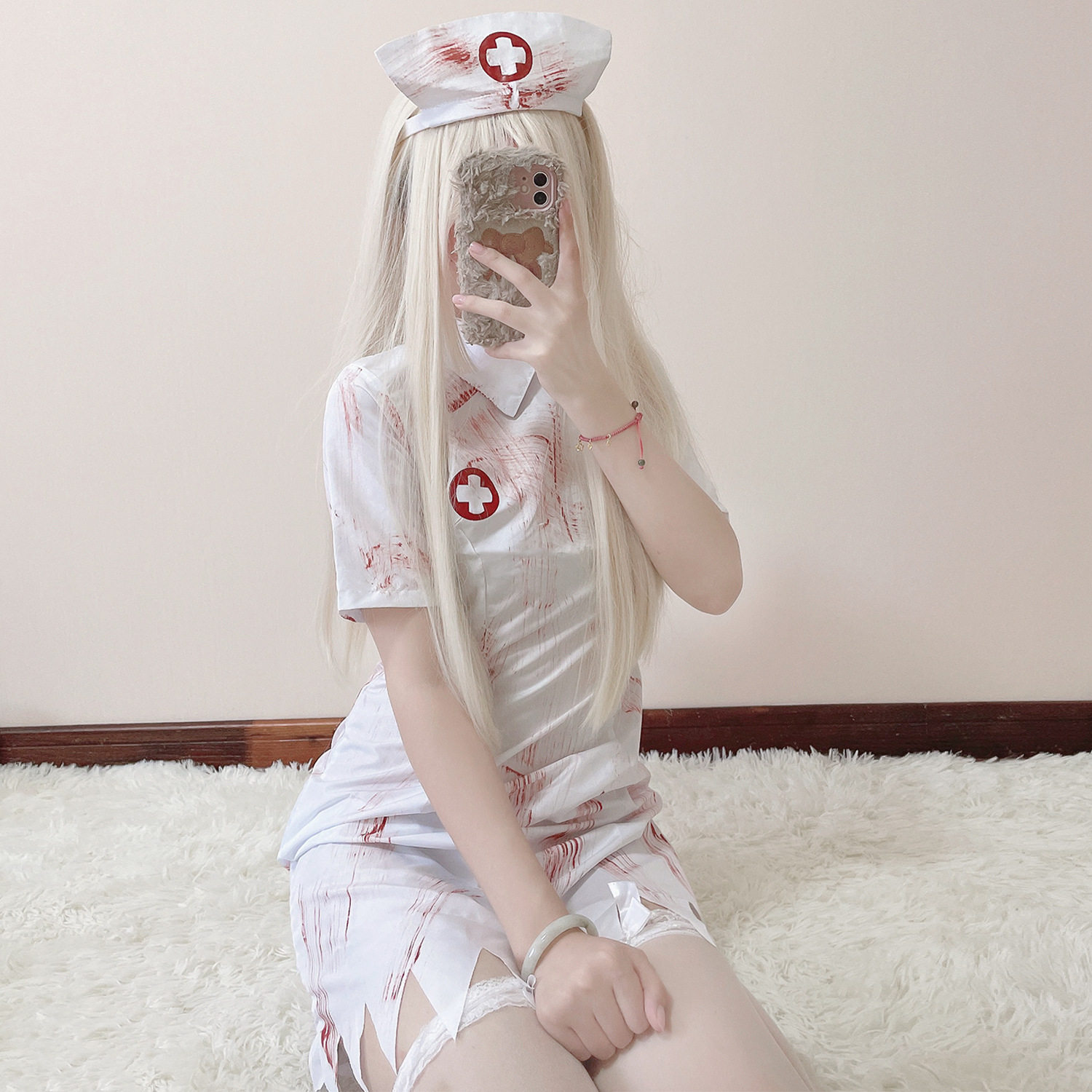 外贸欧美十字 护士制服诱惑套装COSPLAY护士俱乐部角色扮演