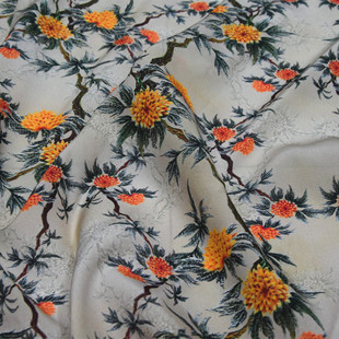 宽幅20姆米复古薄款重磅重绉双绉真丝连衣裙旗袍布料桑蚕丝绸面料