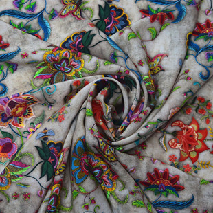 宽幅20姆米复古薄款重磅重绉双绉真丝连衣裙旗袍布料桑蚕丝绸面料