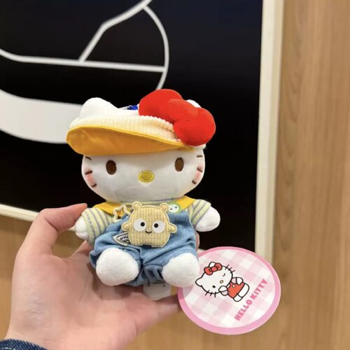 正版hellokitty公仔毛绒玩偶包包挂件可爱包包装饰汽车钥匙扣挂件