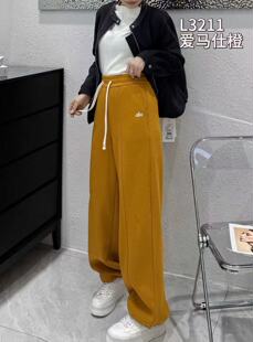 蜕变日记3211大码卫裤女胖MM加绒裤子弯刀裤200斤女装新款高腰冬