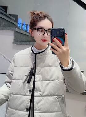 流依涵26125大码棉服女胖mm新中式国风棉衣200斤女装新款棉袄短款