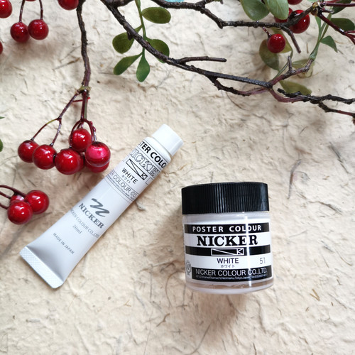 【杂物堆】nicker白色颜料20ml瓶