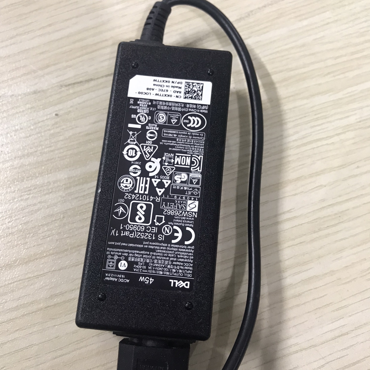 Dell LA45NM140 笔记本电源 19.5V-2.31A 45W 二手笔记本电脑电源