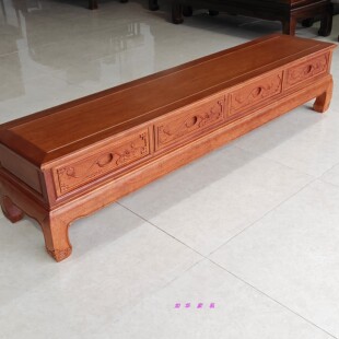 红木电视柜新古典菠萝格木影视柜实木液晶地柜1.6米1.8M2.2米2.4