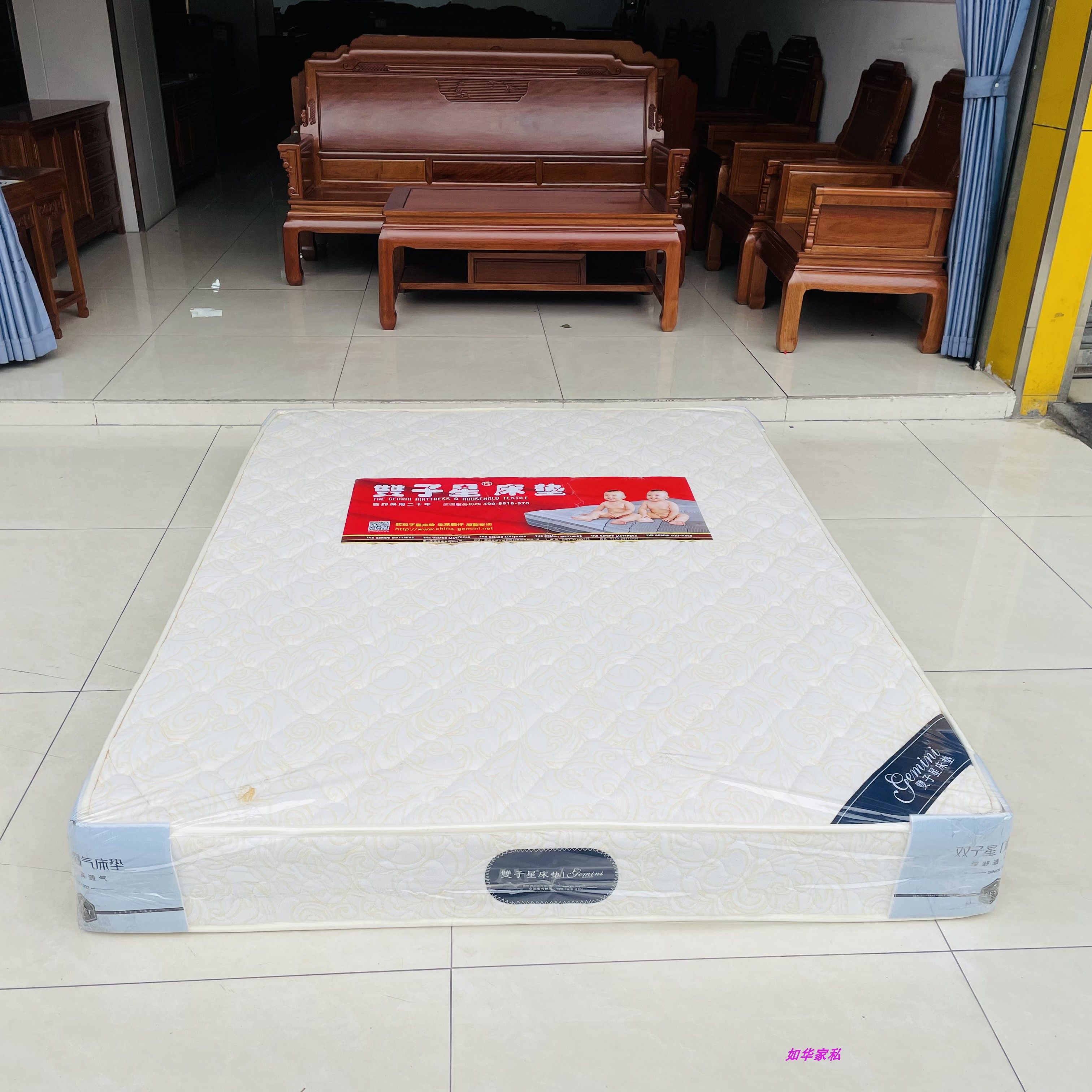 双子星床垫纯棉布弹簧床垫软硬席梦思厚床垫1.5m1.8米22分厂直销,住宅家具,弹簧床垫,淘宝优惠券,粉丝福利购,淘宝优惠卷
