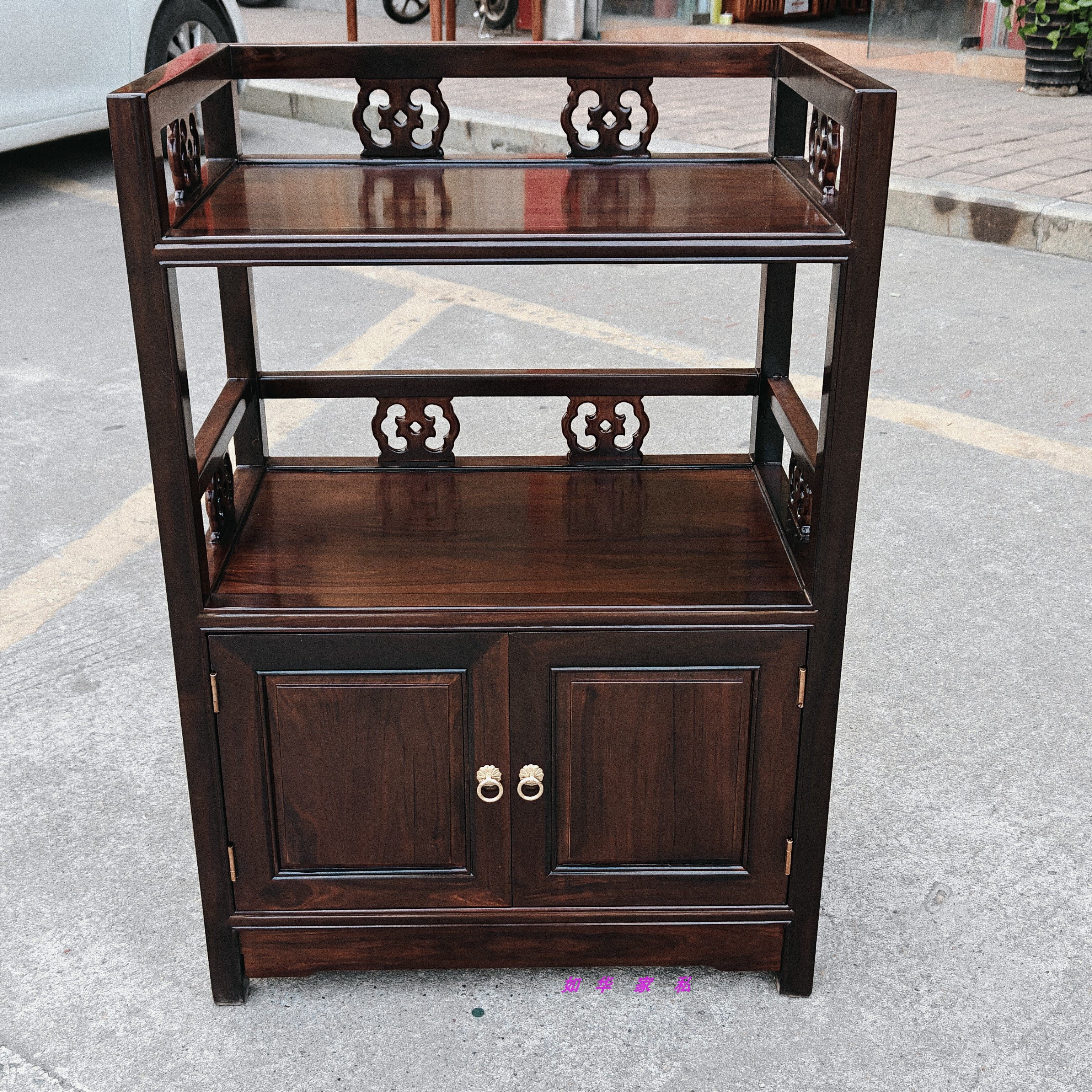 红木餐边柜非洲菠萝格北美色茶水柜实木客厅储物原木高端收纳柜,住宅家具,餐边柜,淘宝优惠券,粉丝福利购,淘宝优惠卷