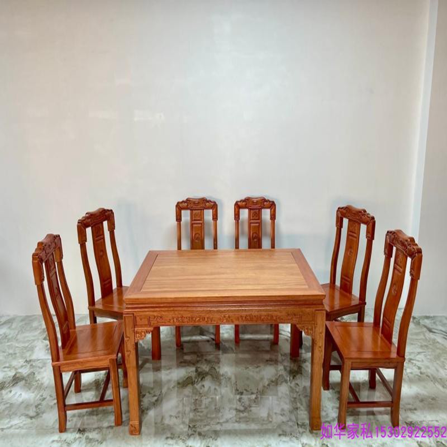 进口红木菠萝格餐桌椅