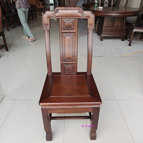 红木菠萝格木餐椅全实木靠背椅