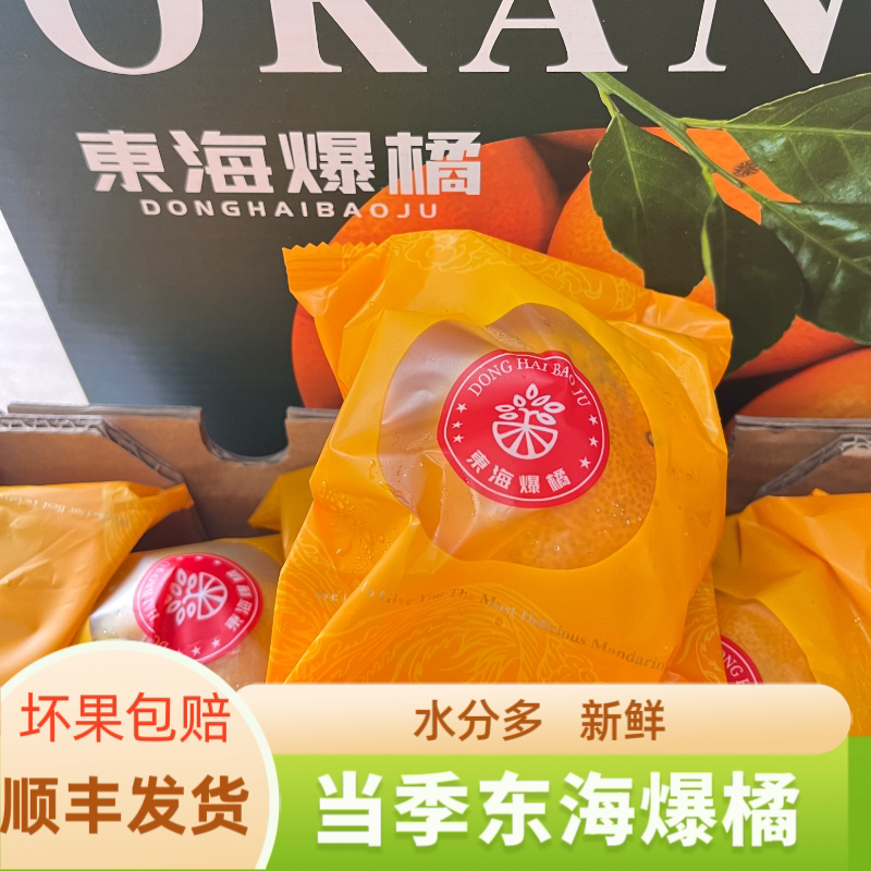 东海爆橘涌泉蜜橘无籽爆汁