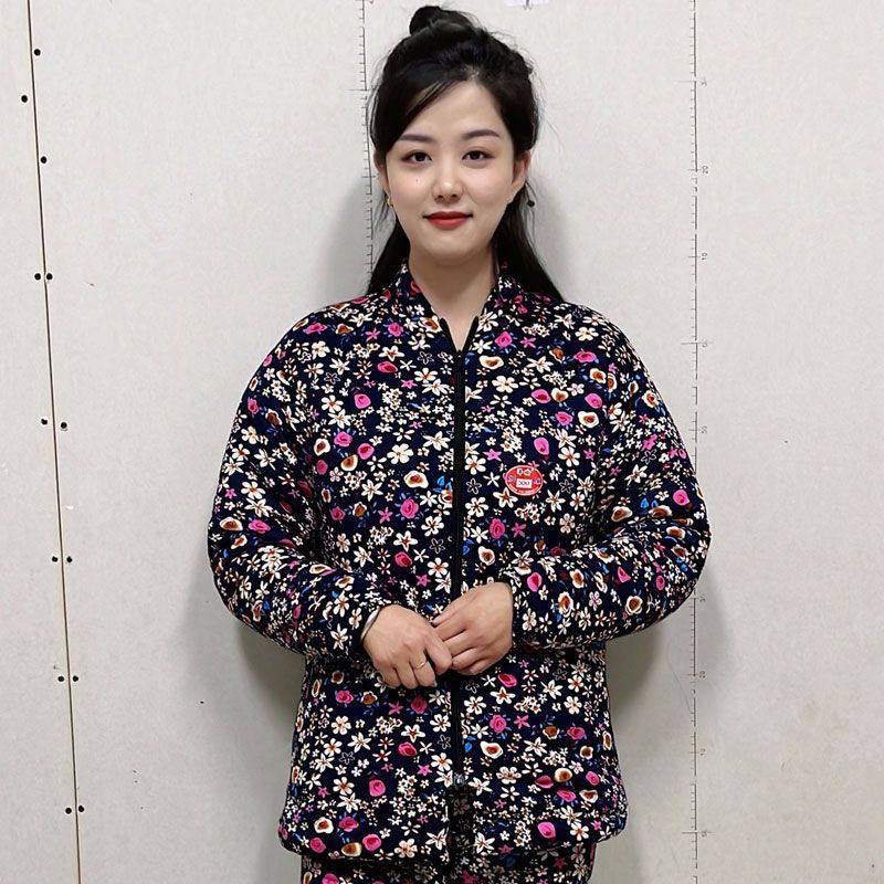 加厚手工纯棉花棉袄棉服女中老年妈妈东北大棉衣成人冬保暖外穿套