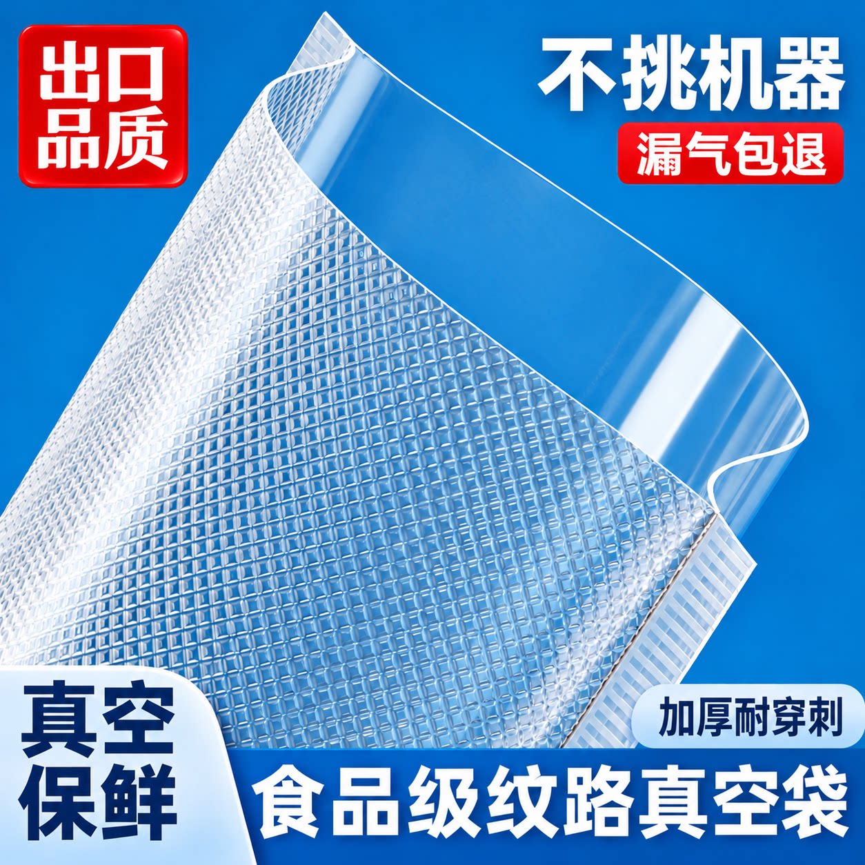 沪杭网纹真空保鲜密封袋可冷冻