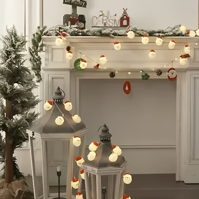 2024圣诞装饰品发光氛围灯串