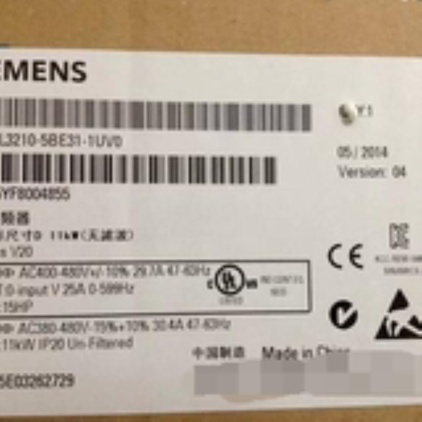 6SL3210-5BE31-5UV0 V20变频器15KW 6SL3 210-5BE31-5UV0