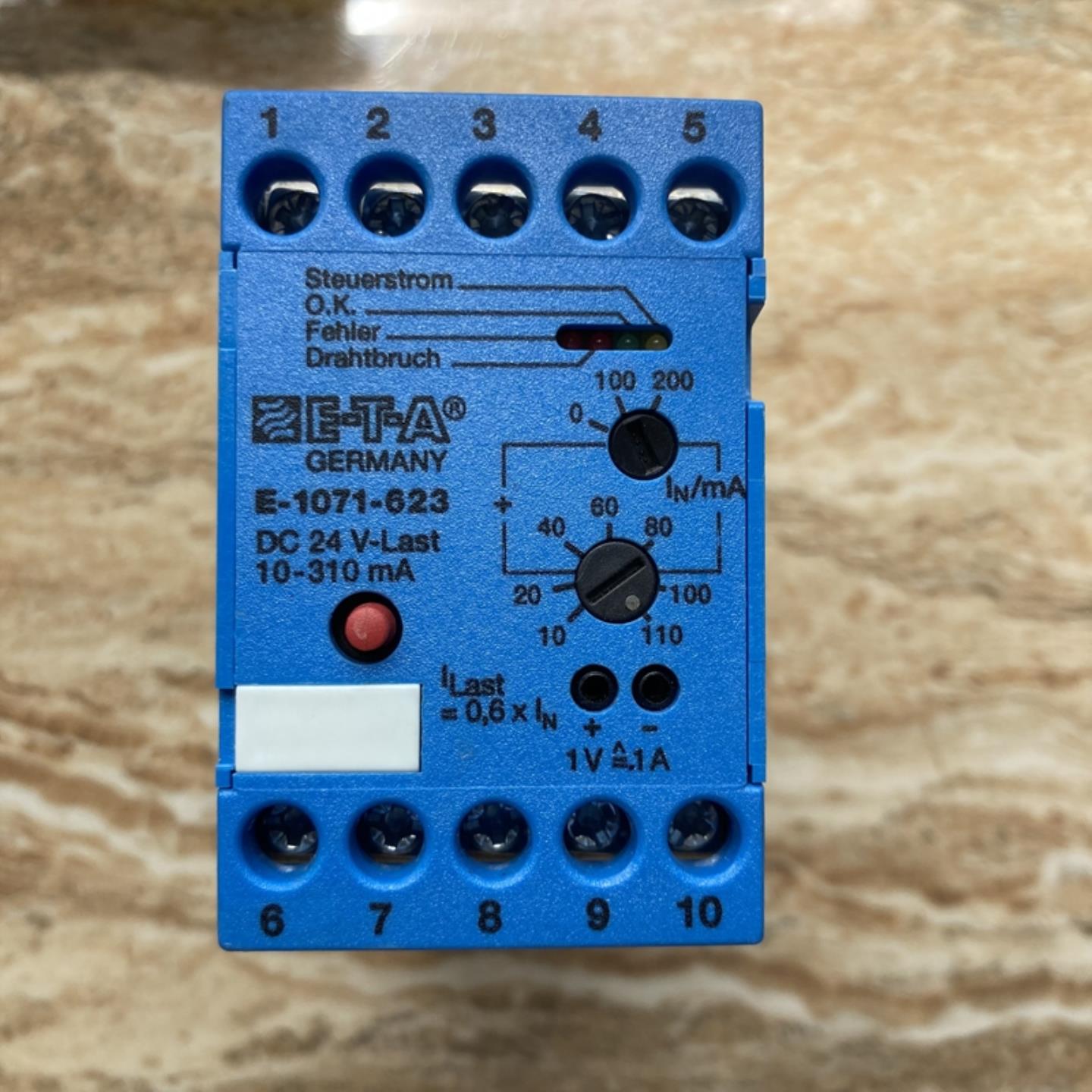 全新原装 德国E-T-A 安全继电器 E-1071-623 DC24V 现货