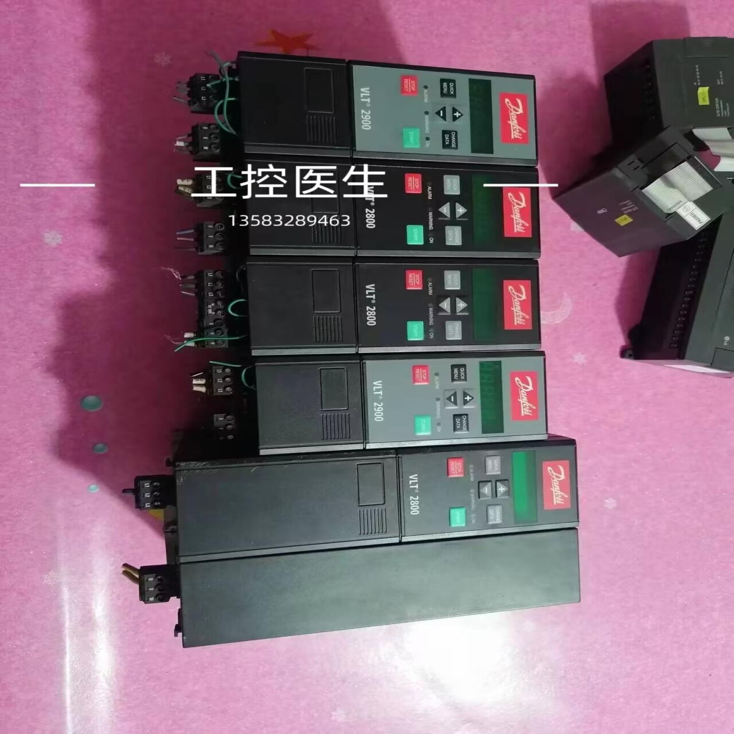 VLT2855PT4B20STR0DBF00A00到付55KW现货丹佛斯变频器 实照二手