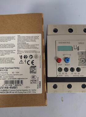 现货原装西门子3RU5146-4MB1 过载继电器 80100 A
