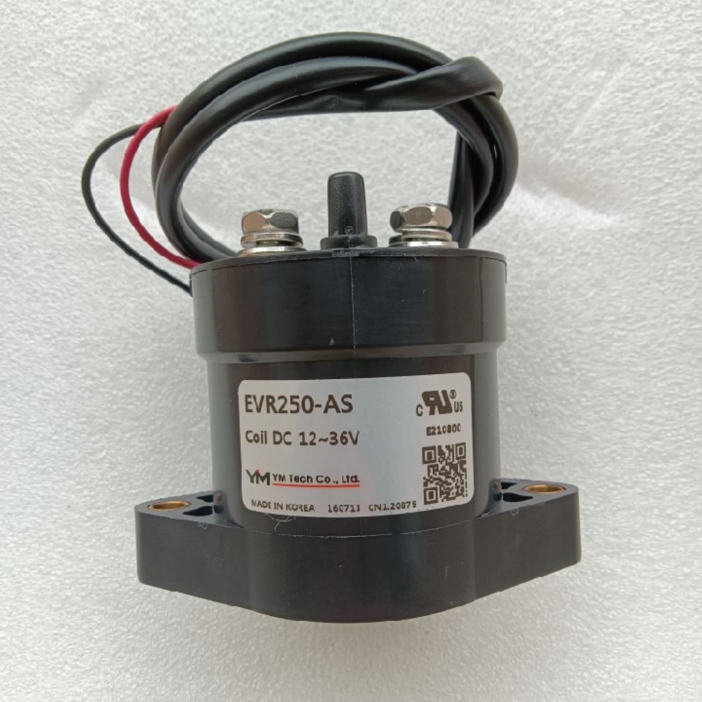 新能源高压直流接触器EVR250-AS线圈12－36V 触点450v250A继电器